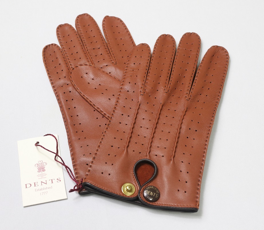 新品 デンツ DENTS　ドライビンググローブ Mサイズ Highway Tan