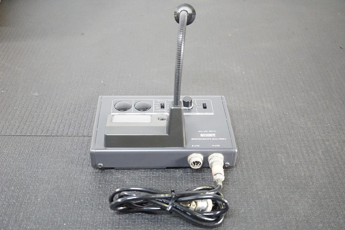 QW] [MG014160] ADONIS アドニス AM-708 スタンドマイク 卓上