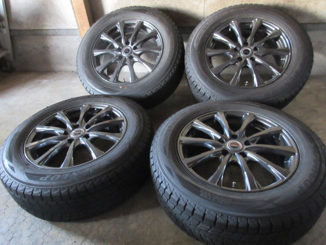 【低価，HOT】 冬用+大 のDUNLOP製set AIRNOVA ガンメタ バリ溝 2019/SJ8 225/65R17 CX-5 ヴァンガード RAV4 CR-V スバル アウトバック 他にも(スタッドレスタイヤ)｜売買されたオークション情報、yahooの商品情報をアーカ 5穴