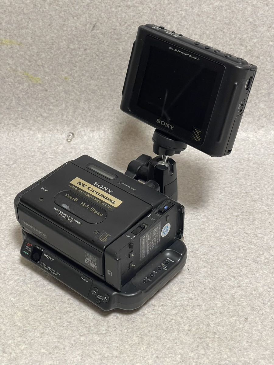 SONY ビデオカセットレコーダー LCD モニター MGV-41 Video 8