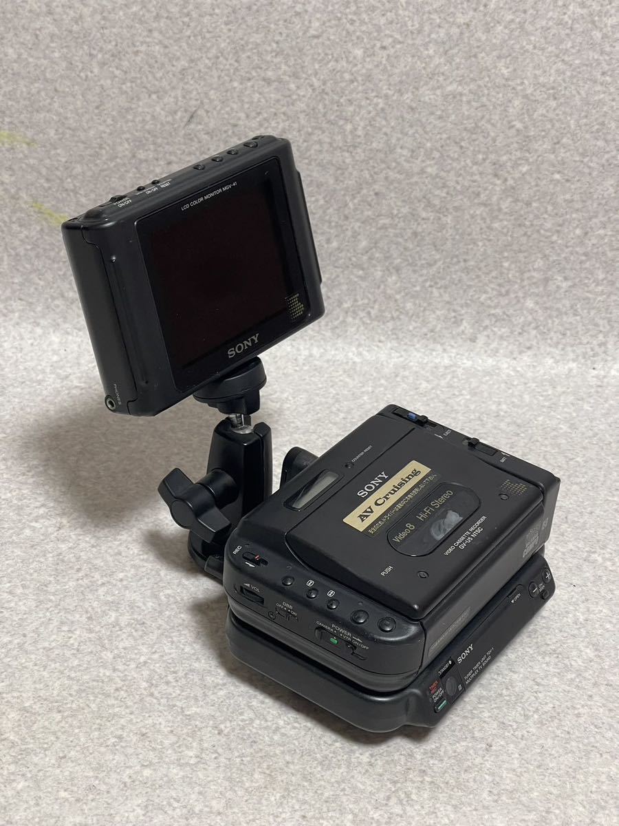 ビデオカセットレコーダー SONY ビデオカセットレコーダー LCD モニター MGV-41 Video 8