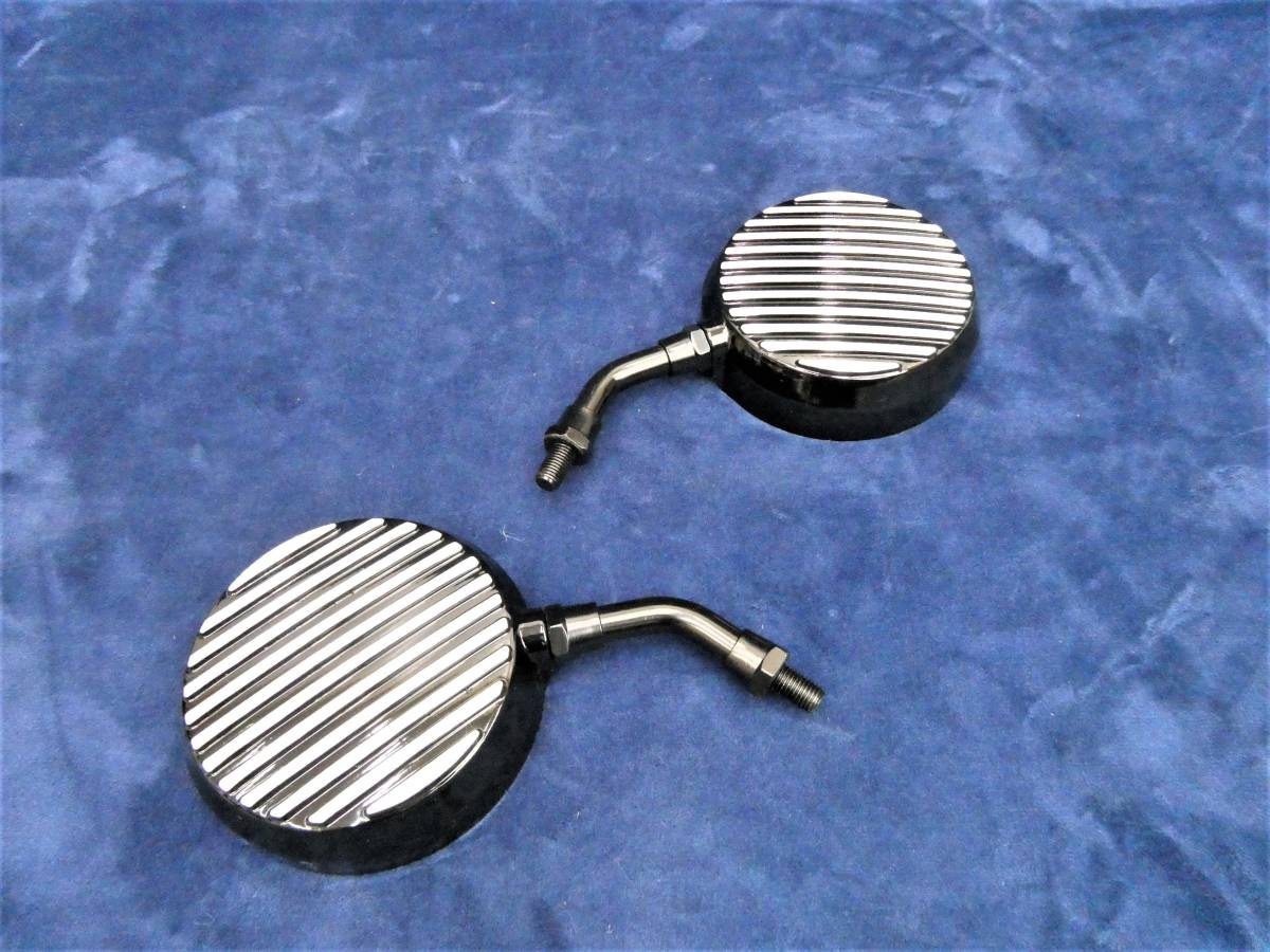 全フィン ミラー ショート 黒/左右Z2 CBX400F BEET Z400FXアルフィン