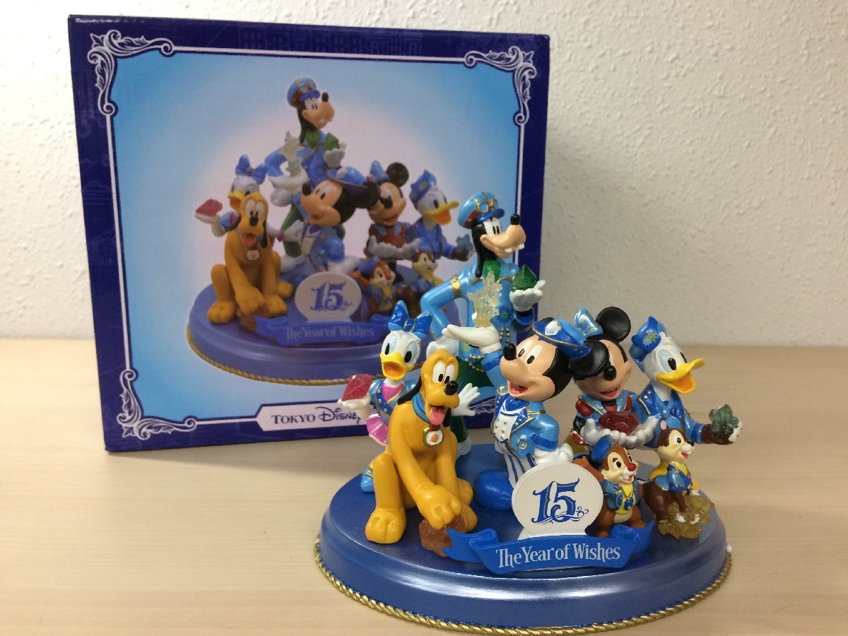 1000体限定★ディズニーランド開園15周年記念 フィギュアリン★ミッキーマウス DISNEY ディズニーシー15周年 (ディズニー) フィギュアリン 東京