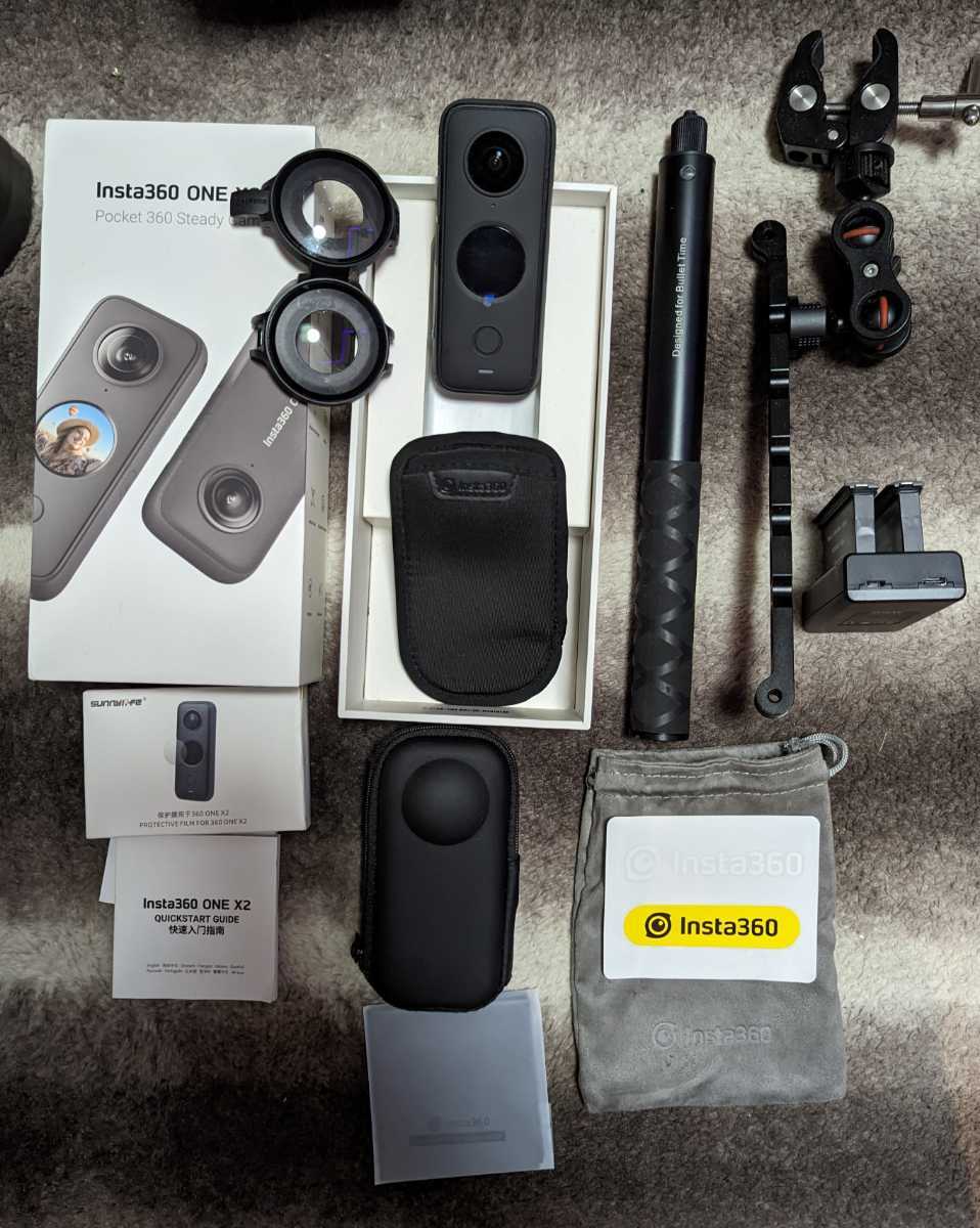 Insta360 one x2 追加パーツ付き