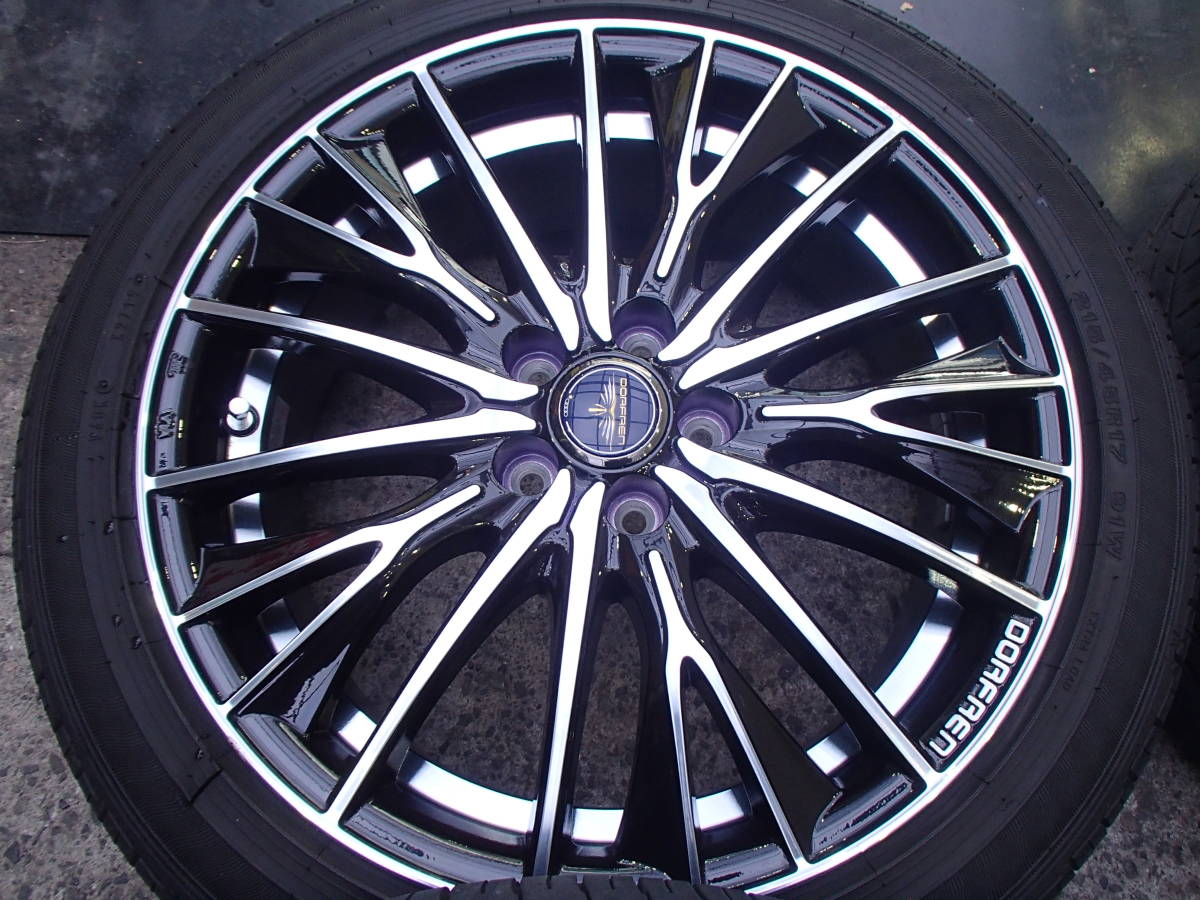 003】ドルフレン デルディオ PCD:100/5H 17×7J+48 215/45-17 プリウス  