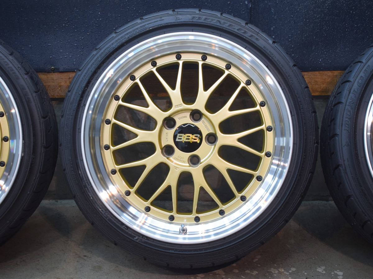 BBS LM 18インチ ゴールド 極上品 Zサイズ、GT-Rサイズ 希少サイズ(5穴 
