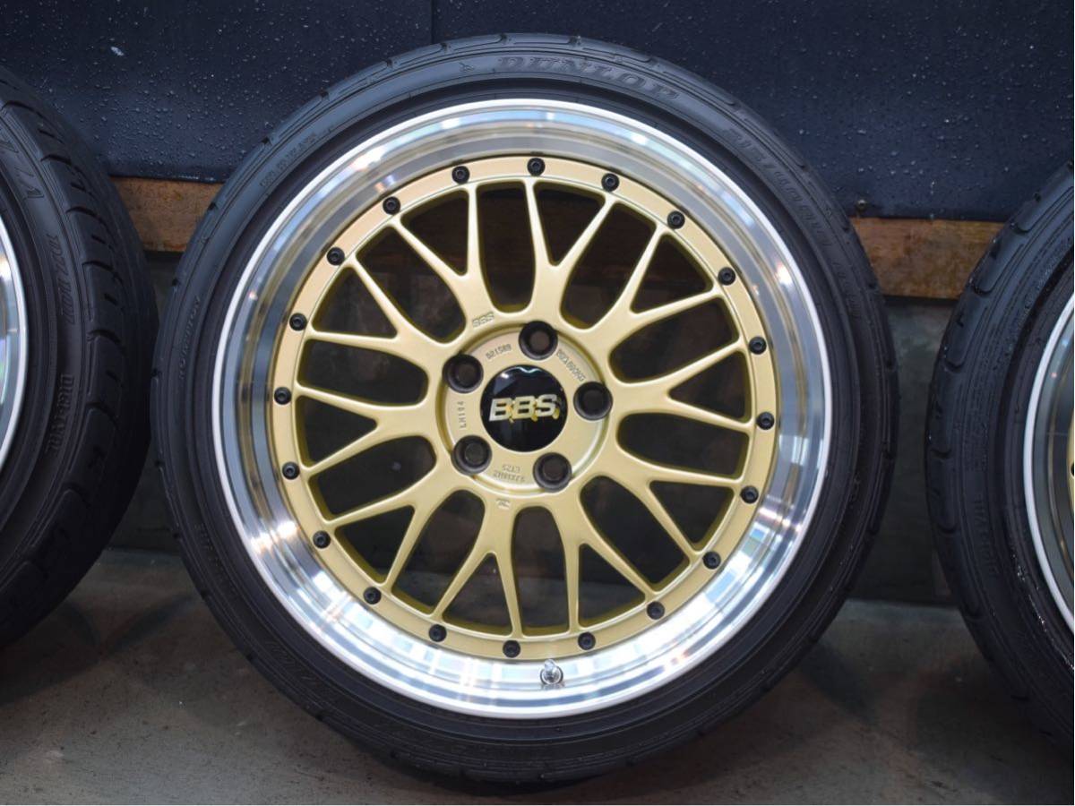 BBS LM 18インチ ゴールド 極上品 Zサイズ、GT-Rサイズ 希少サイズ(5穴 