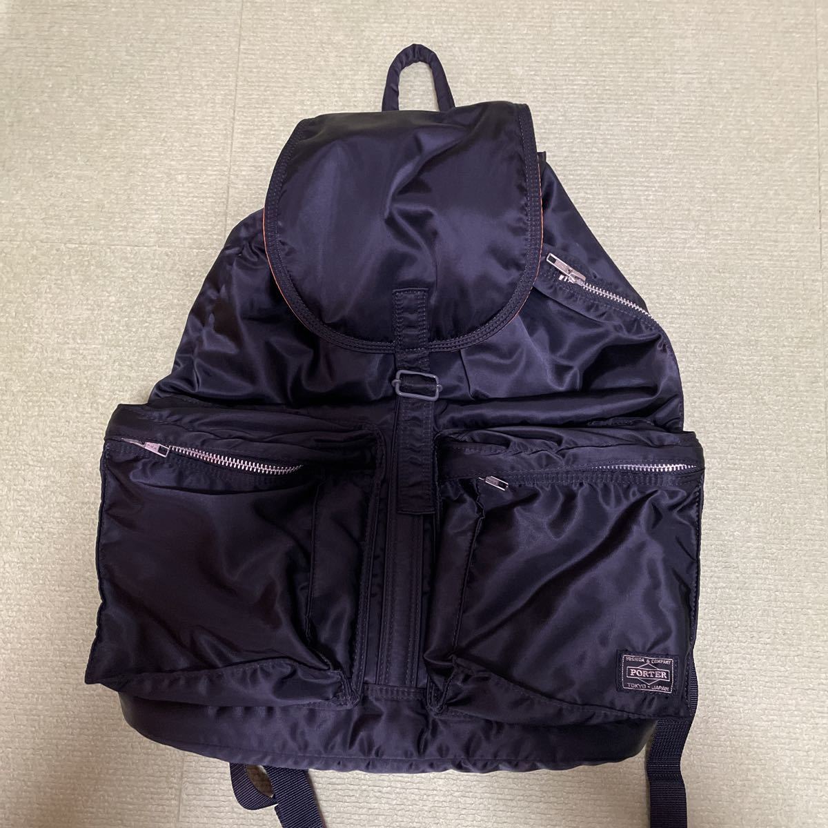 超美品 PORTER ポータータンカーリュック ブラック 622-09312 