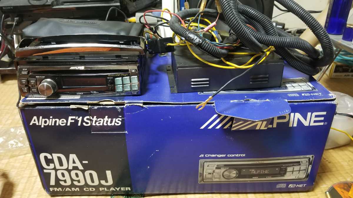 アルパイン ALPINE F#1STATUS CDA-7990J CDプレーヤー CDデッキ【現状