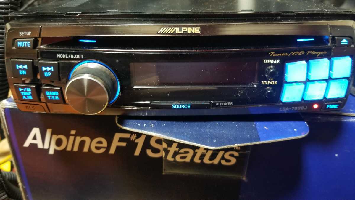 アルパイン ALPINE F#1STATUS CDA-7990J CDプレーヤー CDデッキ【現状