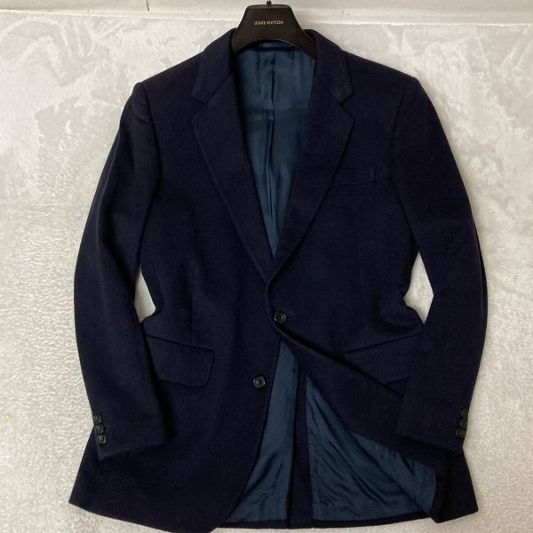  最高峰 Aquascutum アクアスキュータム イギリス製 ピュアカシミヤ100％ 極上 テーラドジャケット ネイビー K276(Lサイズ)｜売買されたオークション情報、yahooの商品情報をアーカイブ公開 - オー Lサイズ