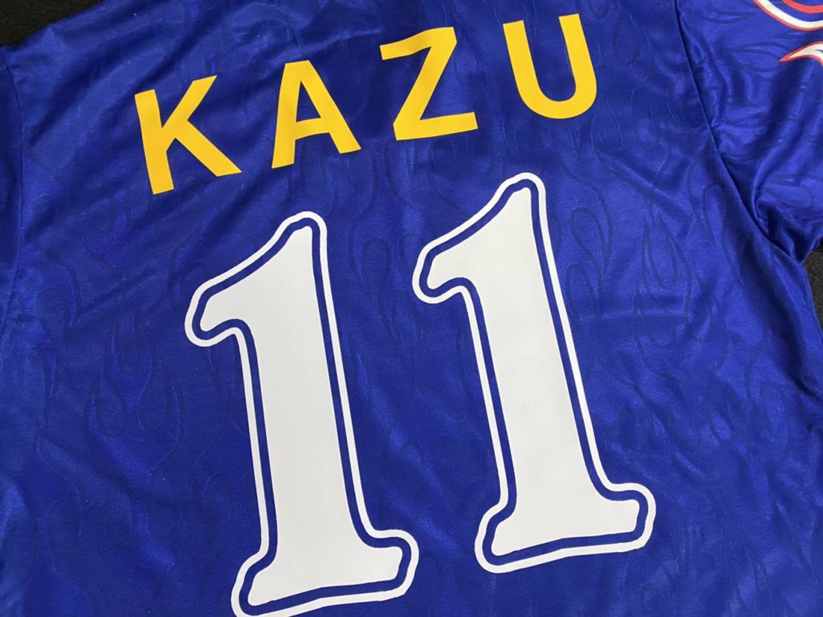 カズ L 日本代表 炎 ユニフォーム 1998年 フランスワールドカップ W杯