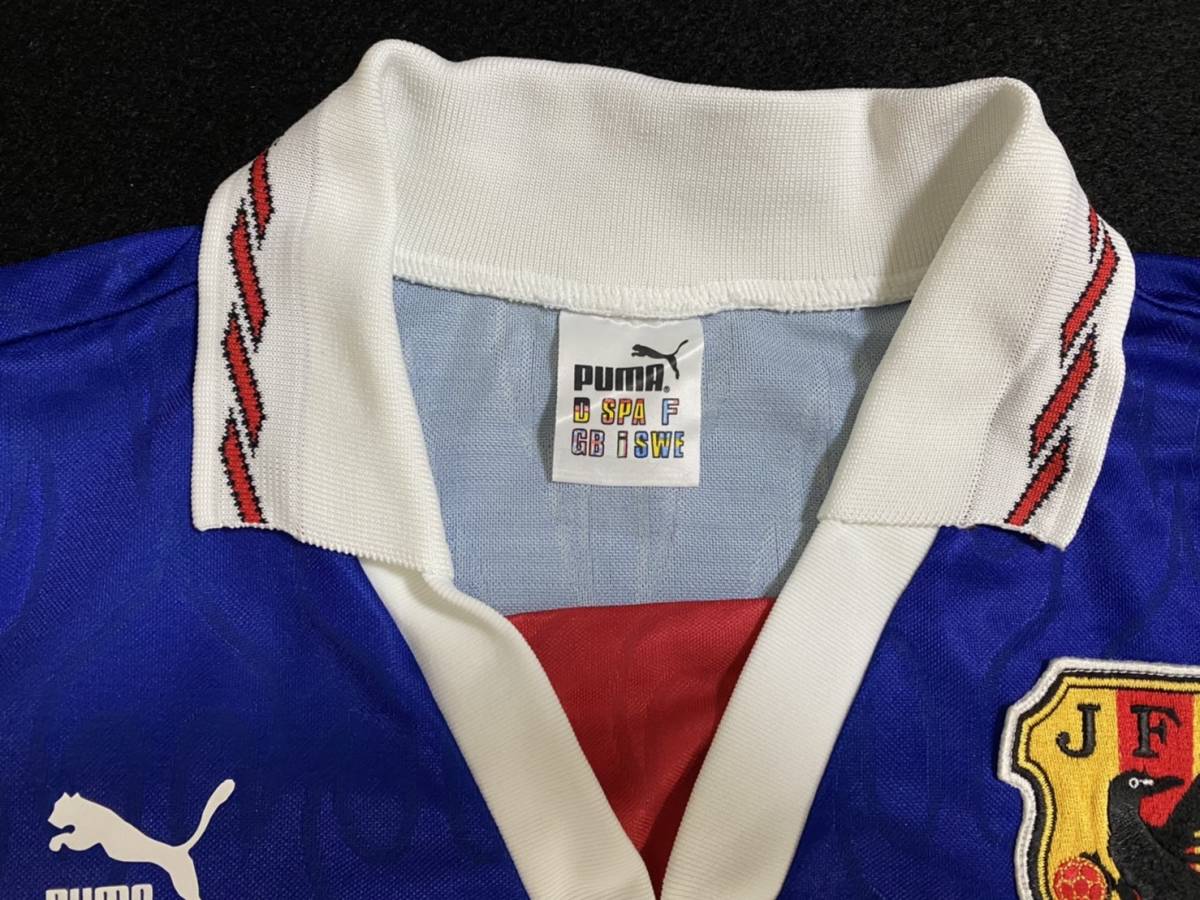 カズ L 日本代表 炎 ユニフォーム 1998年 フランスワールドカップ W杯