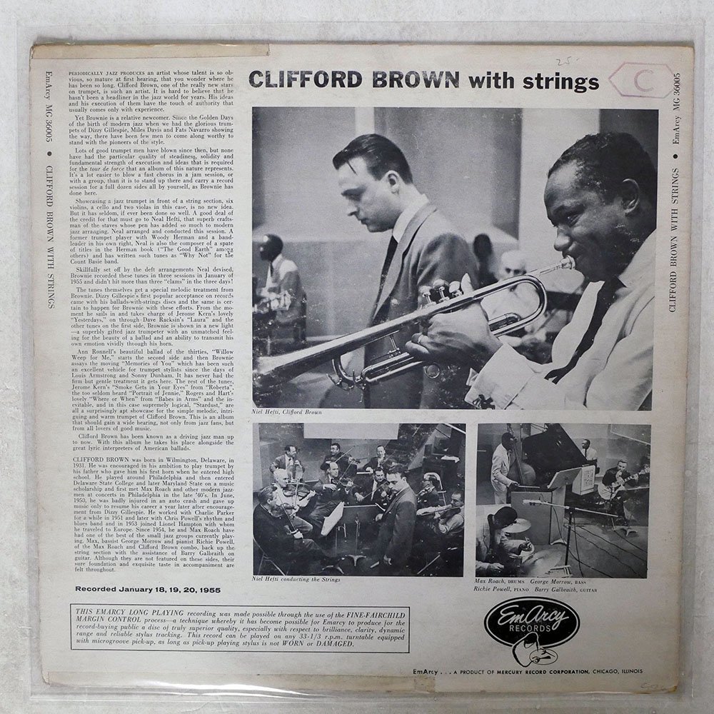 Brown Clifford CLIFFORD ⁄ Strings - With BROWN Roach Max with &amp