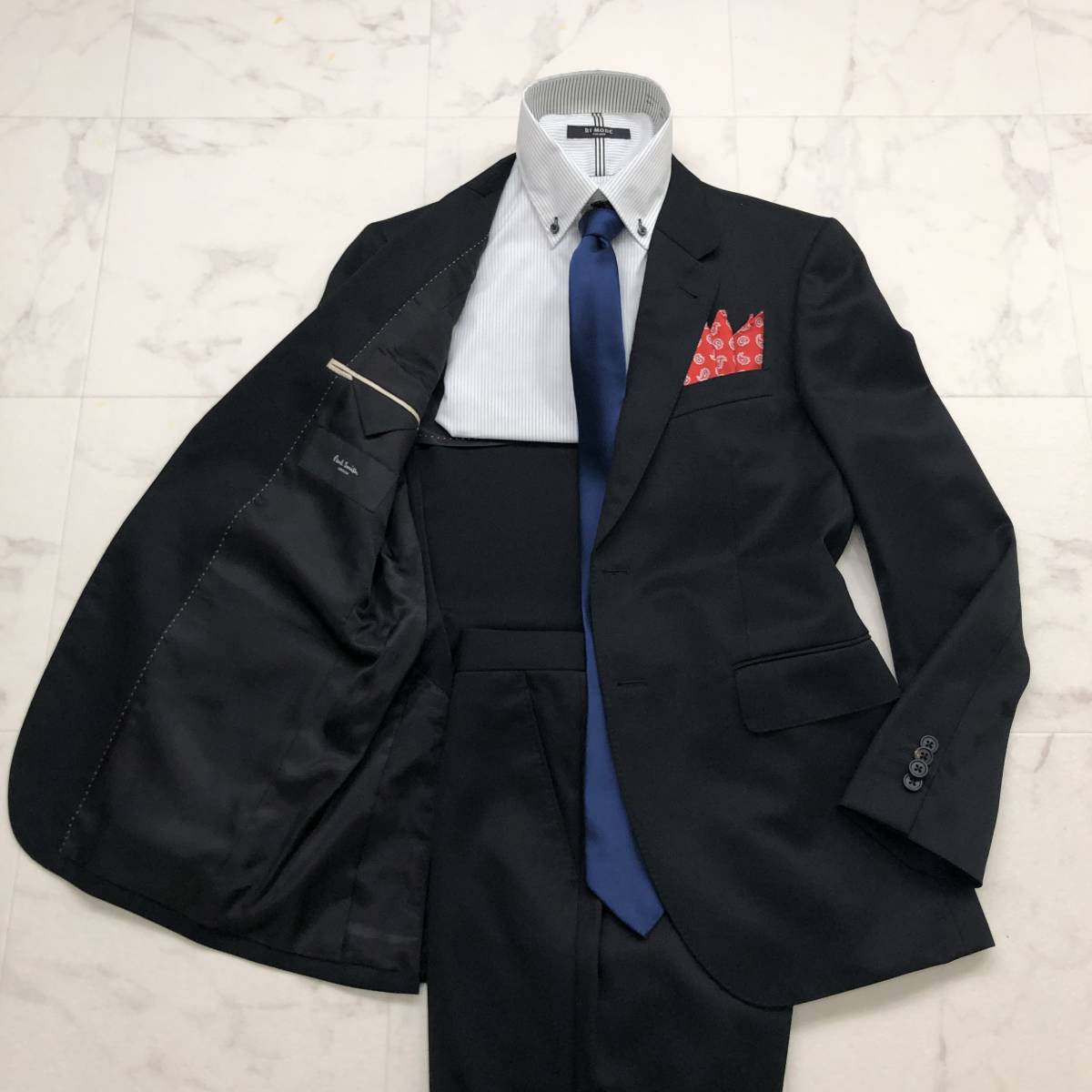 希少XL 大きい ポールスミス ロンドン スーツ セットアップ