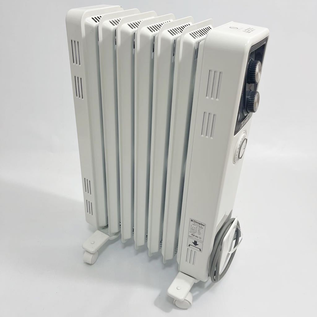 【美品/動作品】Dimplex オイルフリーヒーター　B02 ECR12Ti ホワイト_4