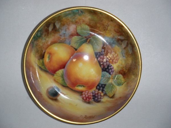 ☆ロイヤルウースター/ROYAL WORCESTER 小皿 1点/ペインテッドフルーツ