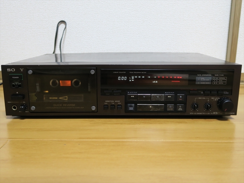 SONY カセットデッキ TC-K555ESG 本体　希少　ジャンク ジャンク☆SONY ソニー◇カセットデッキ SONY TC-K555ESG 1989 最高級
