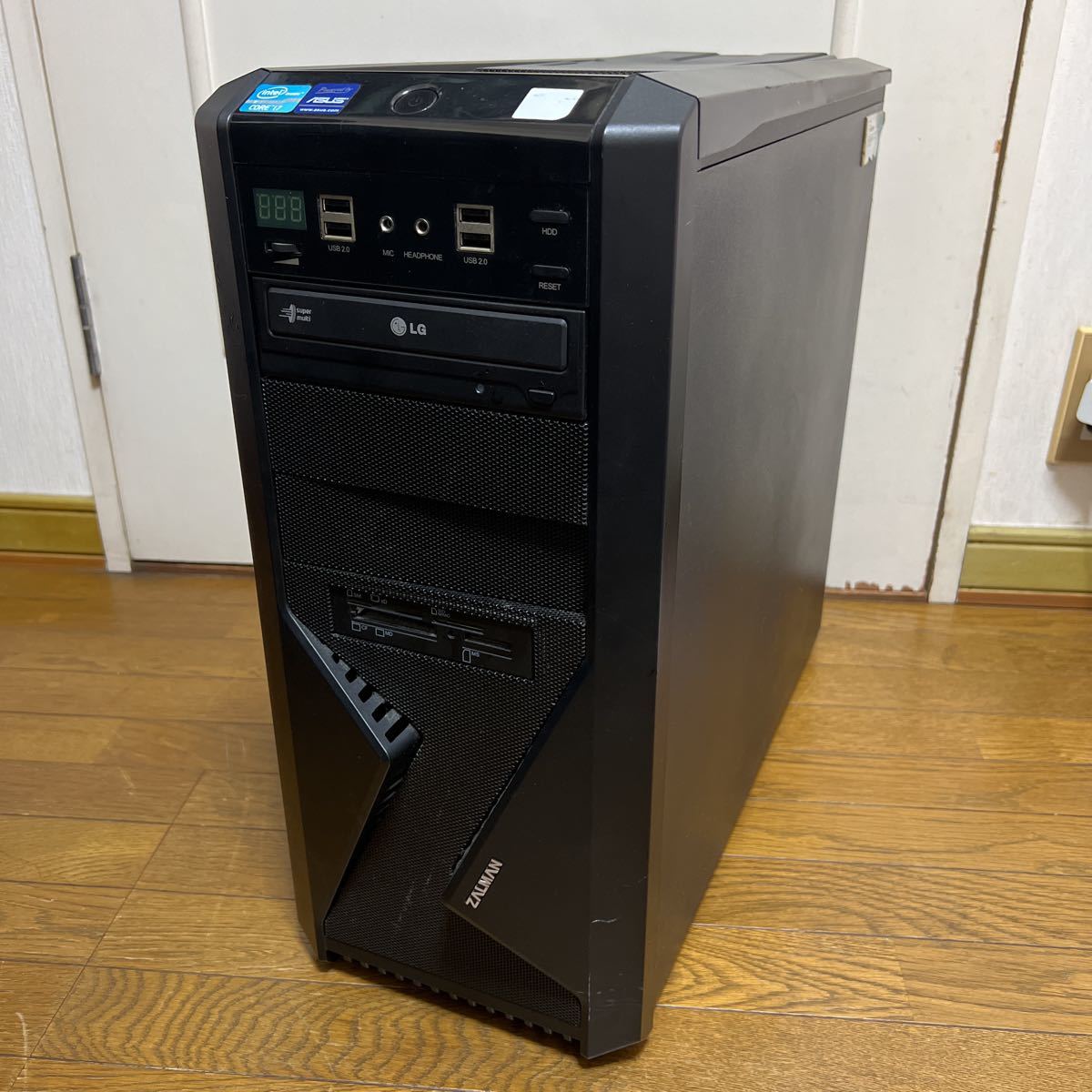 ZALMAN タワー型PCケース core i7 16GB HDD500GB PCパーツ ZALMAN