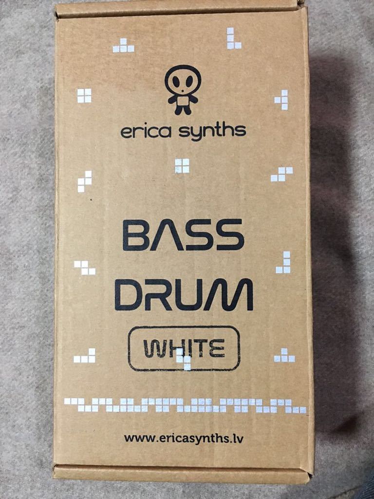erica synths BASS DRUM WHITE モジュラーシンセ キック