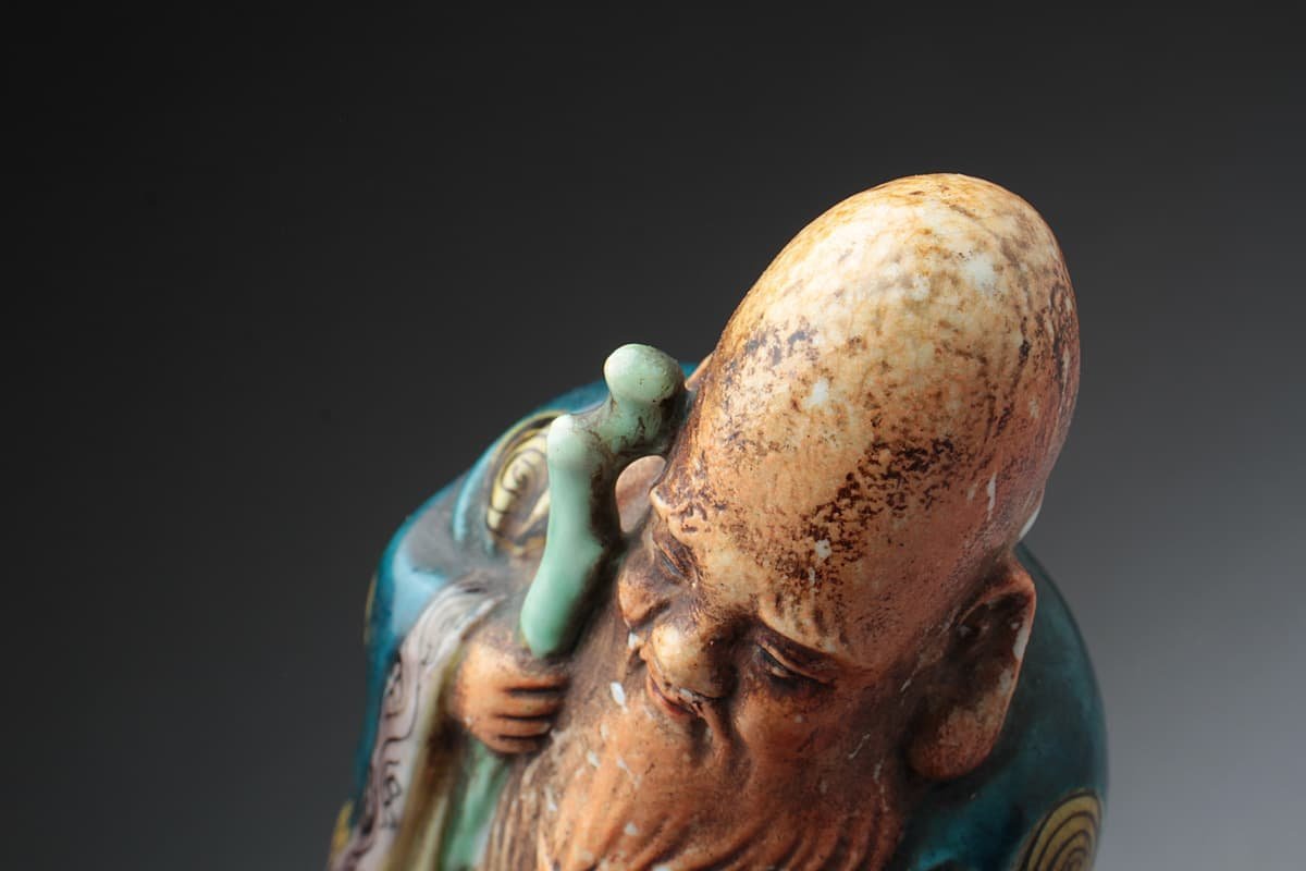 賢人像 福禄寿 37cm 福の神 置物 賢人像 福禄寿 37cm 福の神 置物 楽天