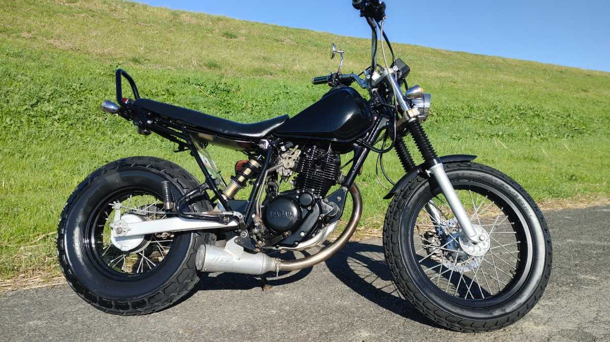 バイク 新車取外し ヤマハ TW200E 純正 シート YAMAHA TW DG07J