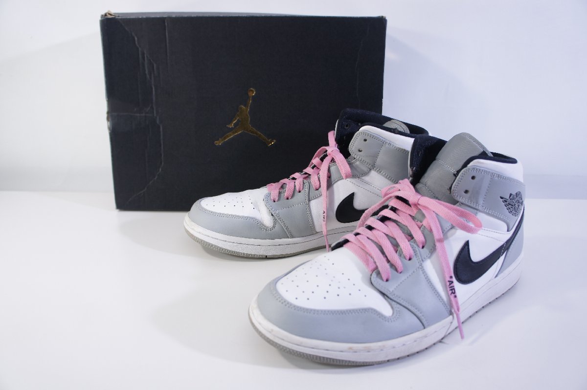 ☆138☆ NIKE AIR JORDAN 1 MID ナイキ エアジョーダン スニーカー 28.5㎝