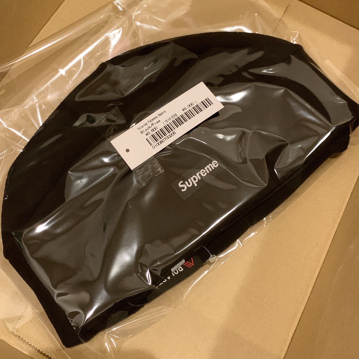 お買い得，低価 Supreme Facemask Beanie Black シュプリーム フェイスマスク ビーニー ブラック ポーラテック ロゴ ニット キャップ フリース(帽子)｜売買されたオークション情報、yahooの商品情報をアーカイブ公開 服飾小物
