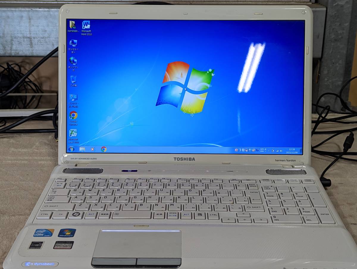 すぐに使えます！】TOSHIBA dynabook ホワイト ノートPC 注目❣️すぐ