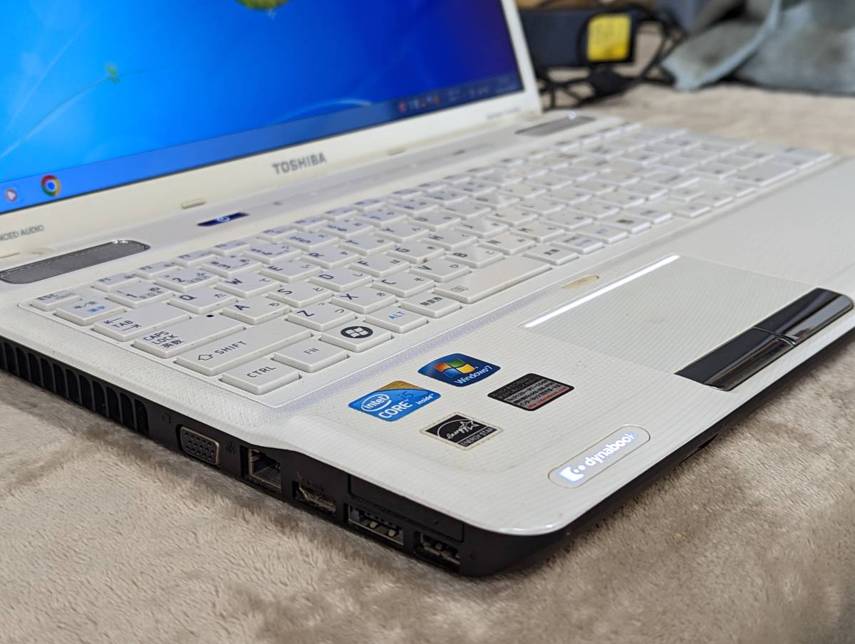 すぐに使えます！】TOSHIBA dynabook ホワイト ノートPC 注目❣️すぐ