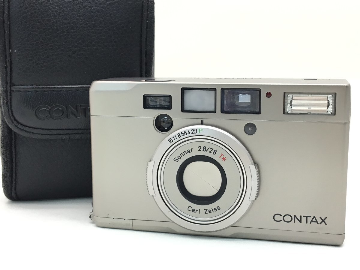 CONTAX Tix 本体 Carl Zeiss Sonnar ジャンク CONTAX Tix Carl Zeiss Sonnar 2.8/28 T コンパクト フィルムカメラ