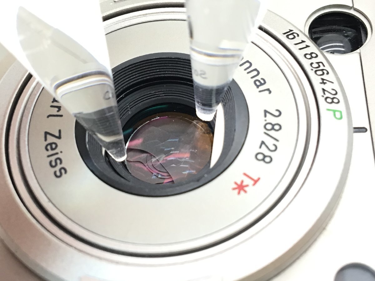 CONTAX Tix Carl Zeiss Sonnar 2.8/28 T コンパクト フィルムカメラ