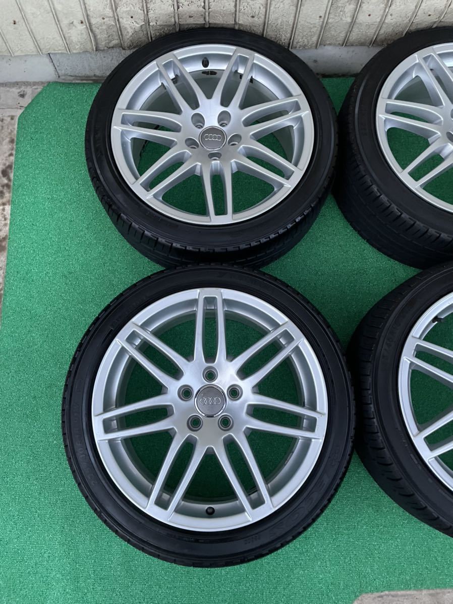 美品 Audi アウディ 純正 8E系 A4 18インチタイヤ・ホイール 4本 8J+43 