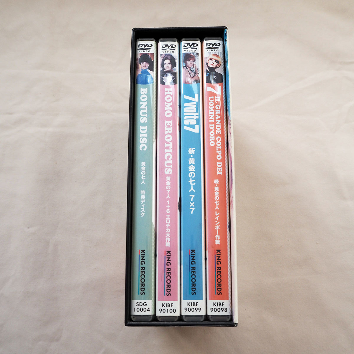 ◇ 黄金の七人 4枚組 DVD-BOX 送料無料 ◇ 黄金の七