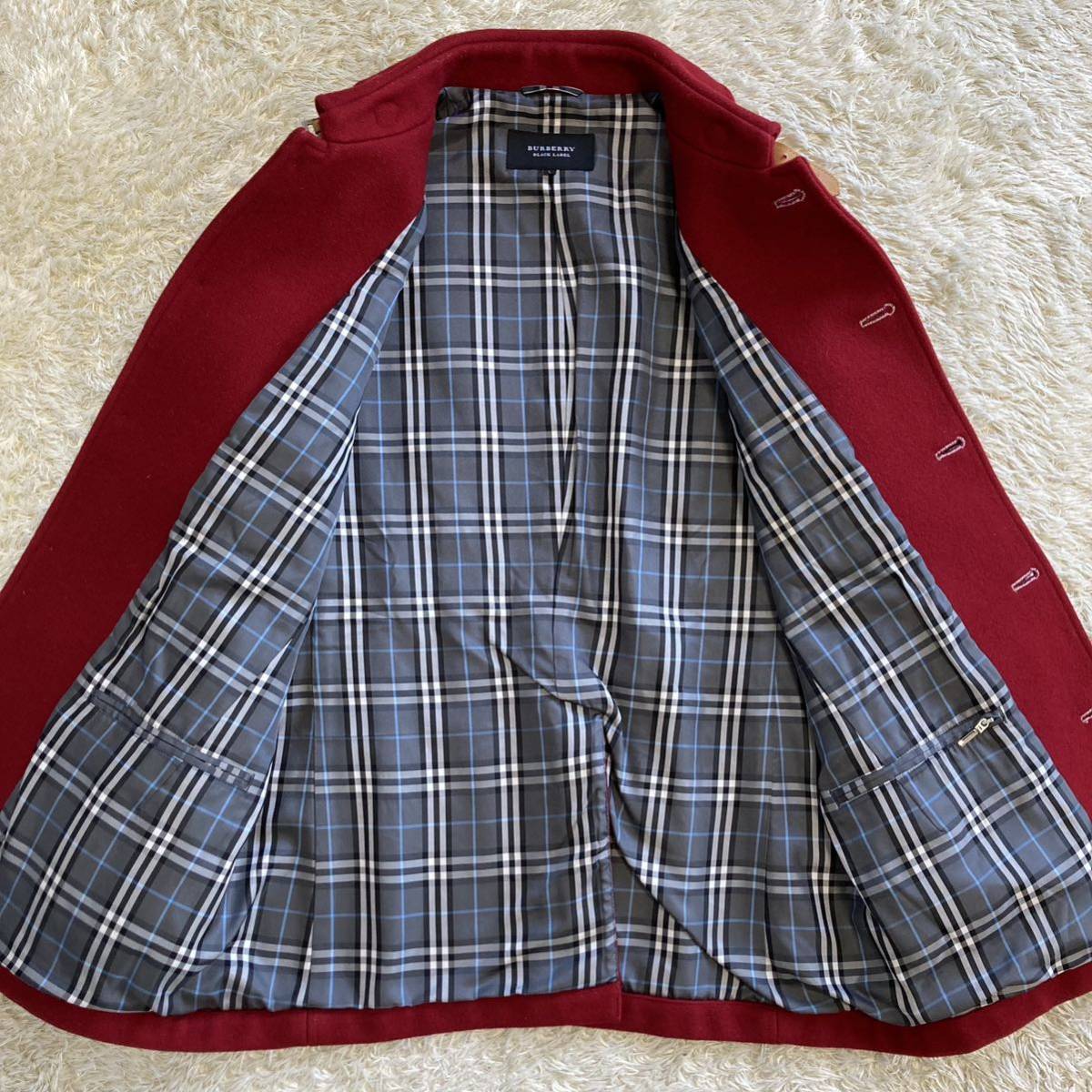 極美品 希少色 バーバリーブラックレーベル BURBERRY BLACK LABEL
