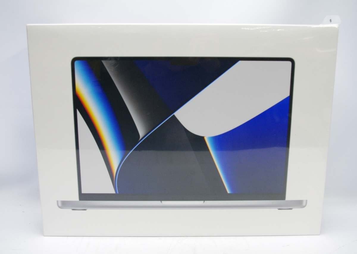 1* apple MKGT3J/A MacBook Pro 14インチ Apple M1 Proチップ（10コアCPU/16コアGPU） 1TB SSD シルバー 未開封品 未登録 アップル