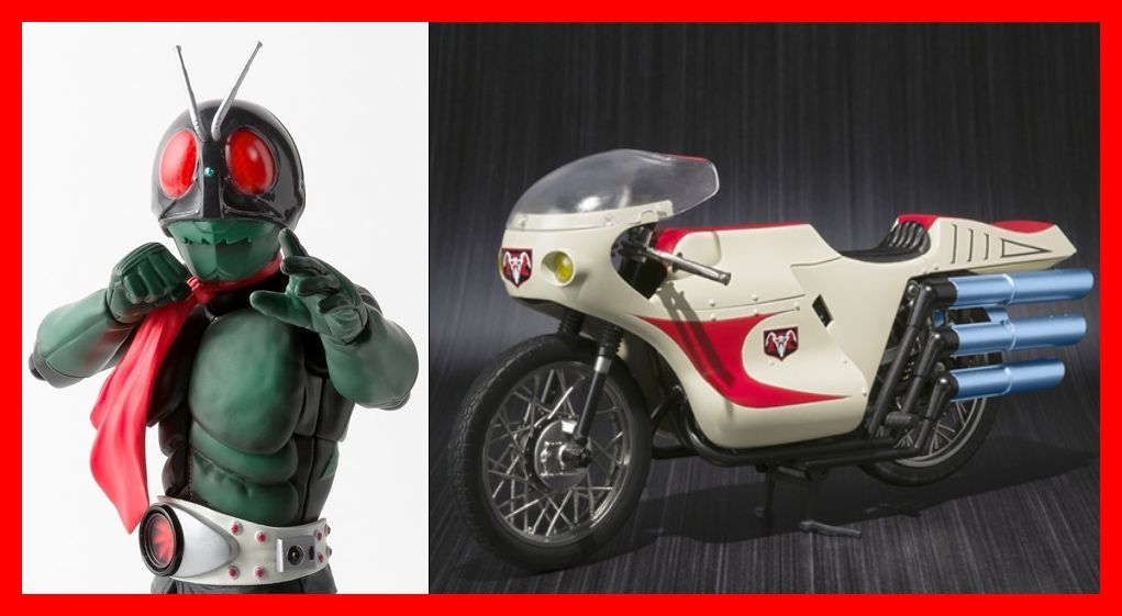S.H.Figuarts 真骨彫製法 仮面ライダー1号 桜島Ver. & 旧サイクロン号