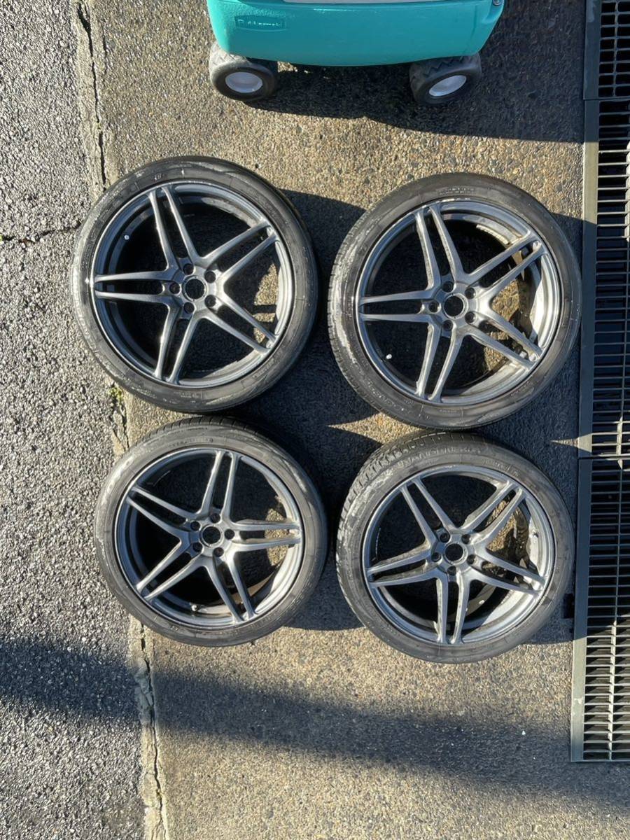 AVS MODEL5 モデル5 18インチ 7.5j+48 PCD100 5穴 215/45R18 タイヤホイール4本セット