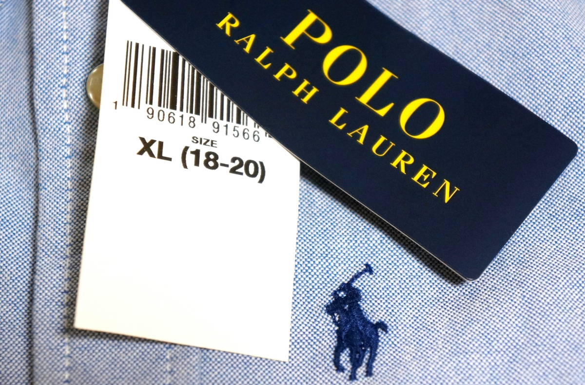 本物正規◆ポロラルフローレン◆オックスフォードシャツ 紺赤/M 本物正規◆ポロラルフローレン◆オックスフォードシャツ 紺赤/M