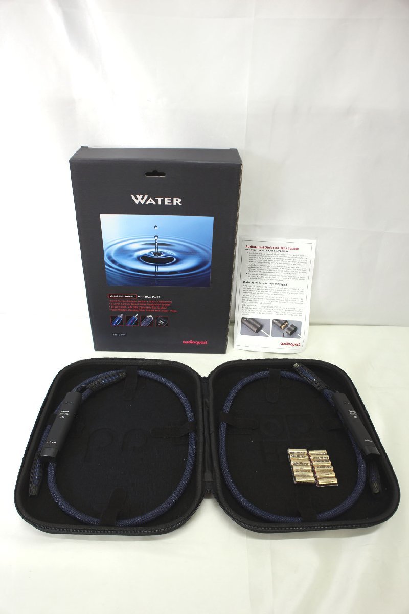 【人気SALE，100%新品】 ＜ 品＞audioquest インターコネクト RCAケーブル WATER/1M/RCA 12722120411787KMH(RCAケーブル)｜売買されたオークション情報、yahooの商品情報をアーカイブ公開 - オークファン RCAケーブル
