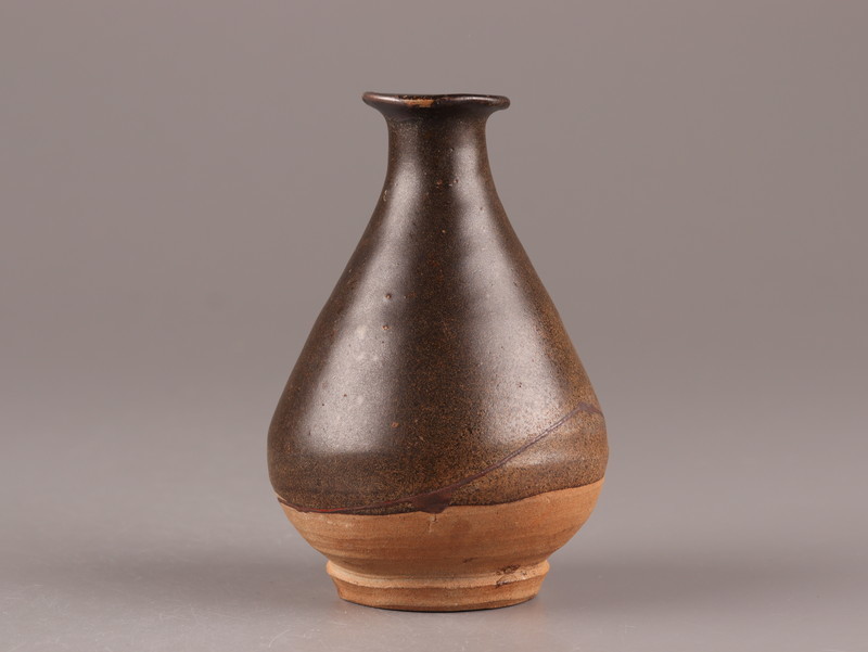 古美術 朝鮮古陶磁器 李朝 鉄釉 徳利 時代物 極上品 初だし品