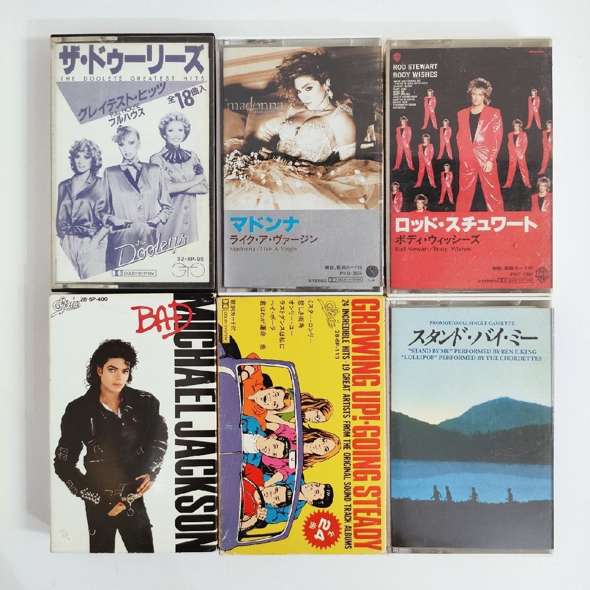 ☆洋楽カセットテープ 6本 マイケルジャクソン/マドンナ/ロッド 