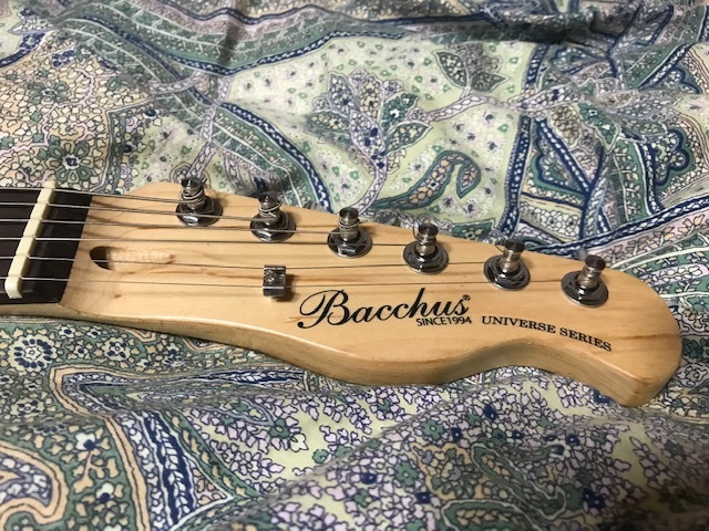 バッカス Bacchus 旧帯ロゴ BTE ユニバ テレキャス 劇鳴 美中古品