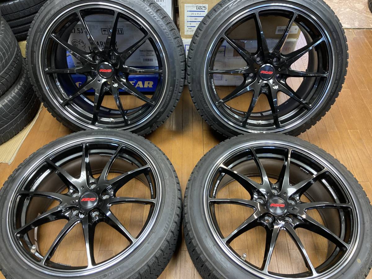 ◇美品!RAYS VOLK G25 18インチ◇8J+50 5H112◇ブリザック VRX2 225 