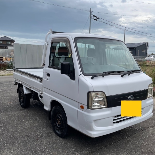 1万円~売り切り サンバートラック 車検満タン6年12月迄 実走行7万km台 