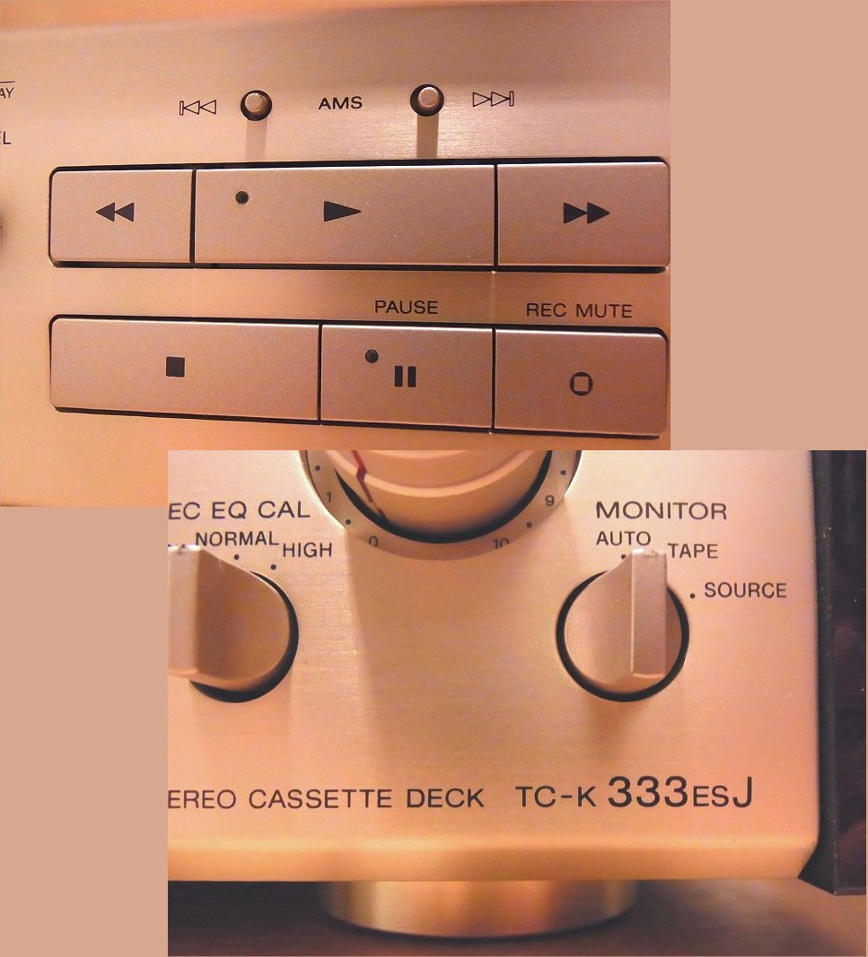 SONY☆ カセットデッキ☆ TC-K333ESJ☆リモコンRM-J703付属