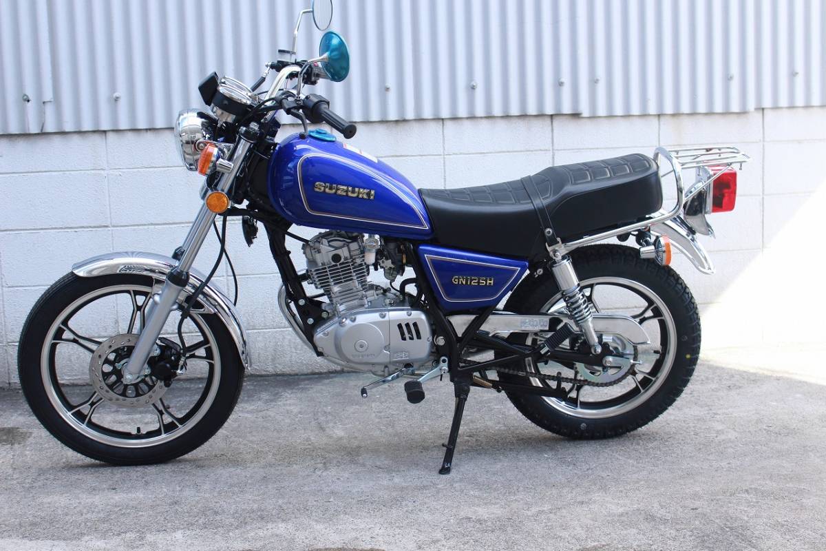 SUZUKI GN125H（ブルー） 新車クラシックスタイル 新車、逆輸入車 