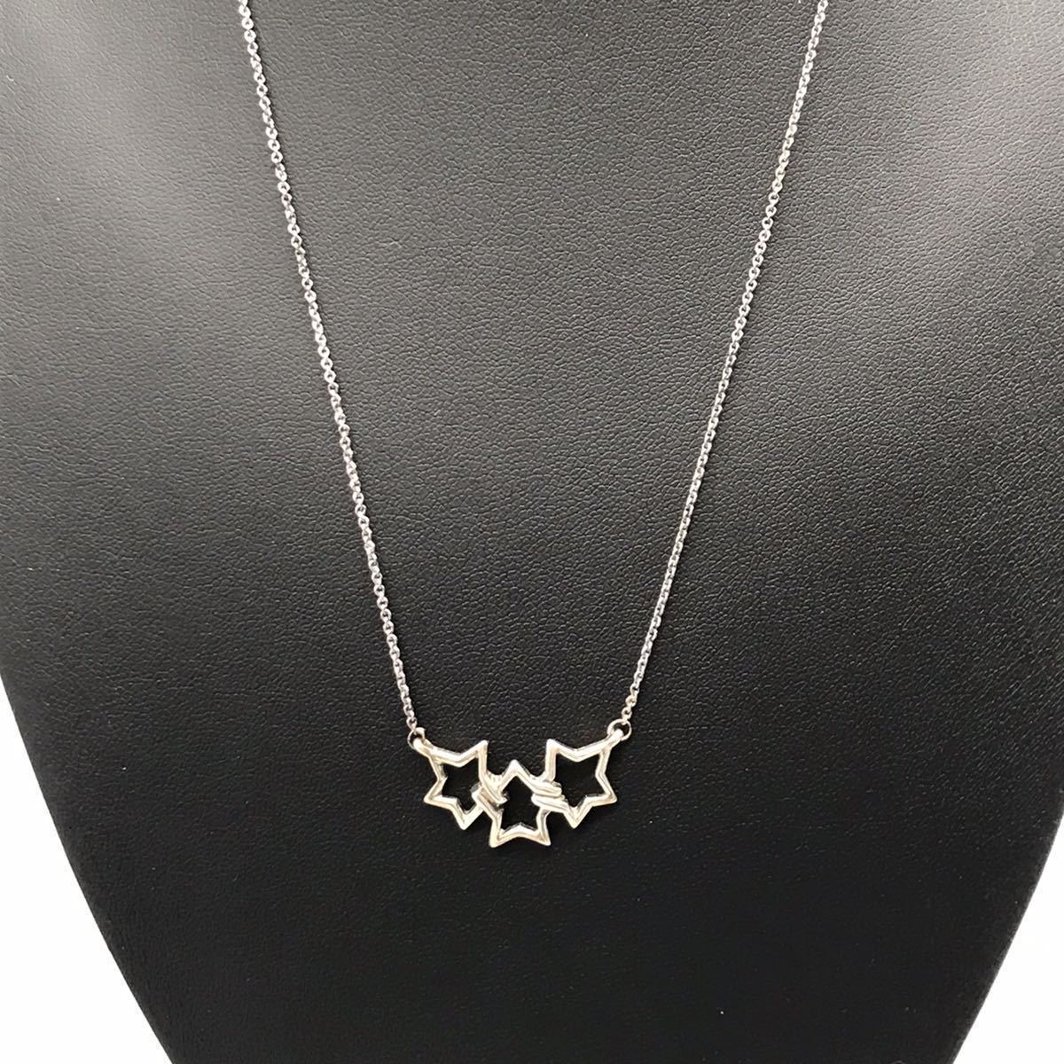 TIFFANY&Co. ティファニー ネックレス アクセサリー 星 3連 トリプル