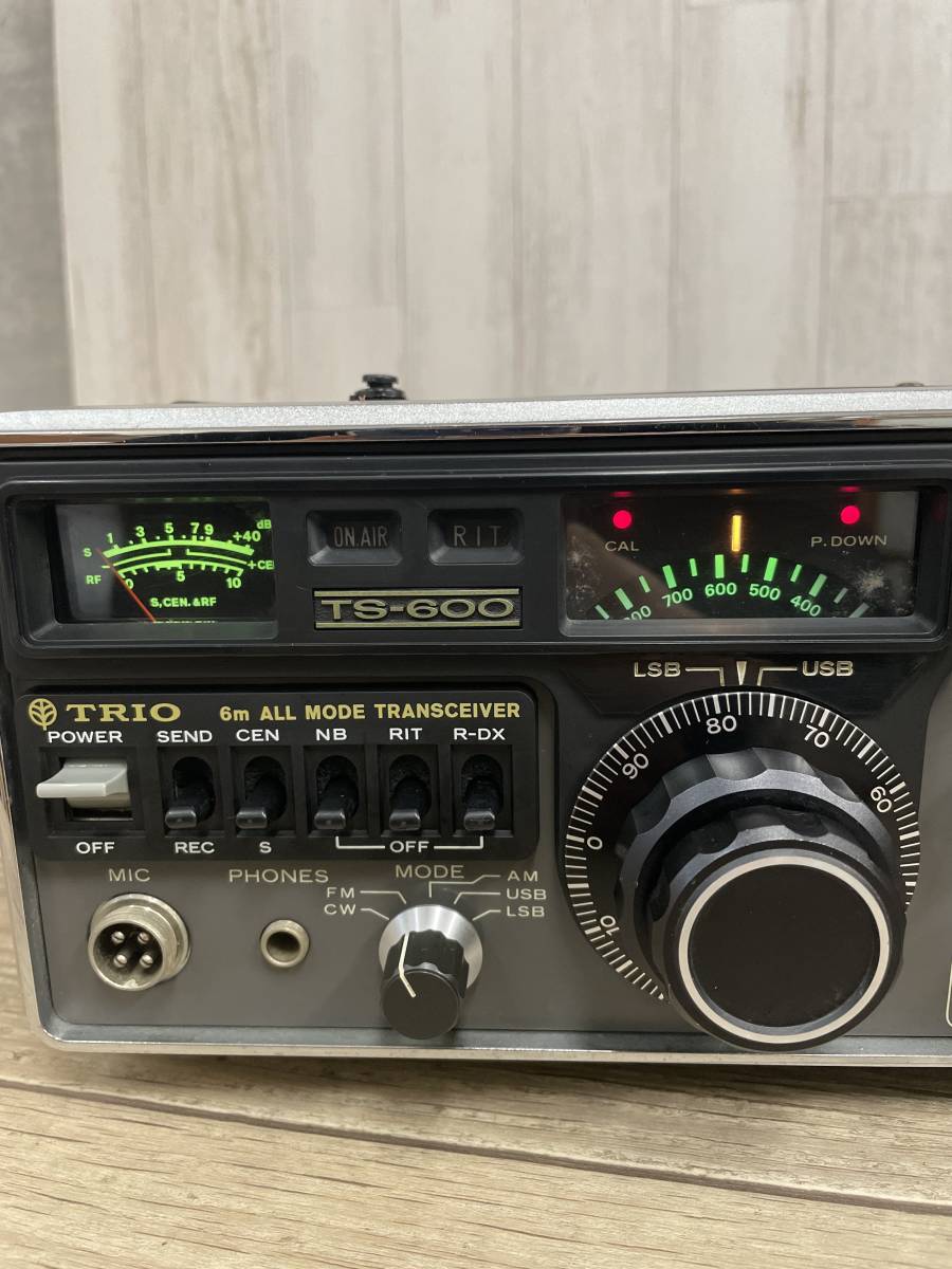 TRIO（トリオ）TS-600 6m(50MHZ帯）オールモードトランシーバー