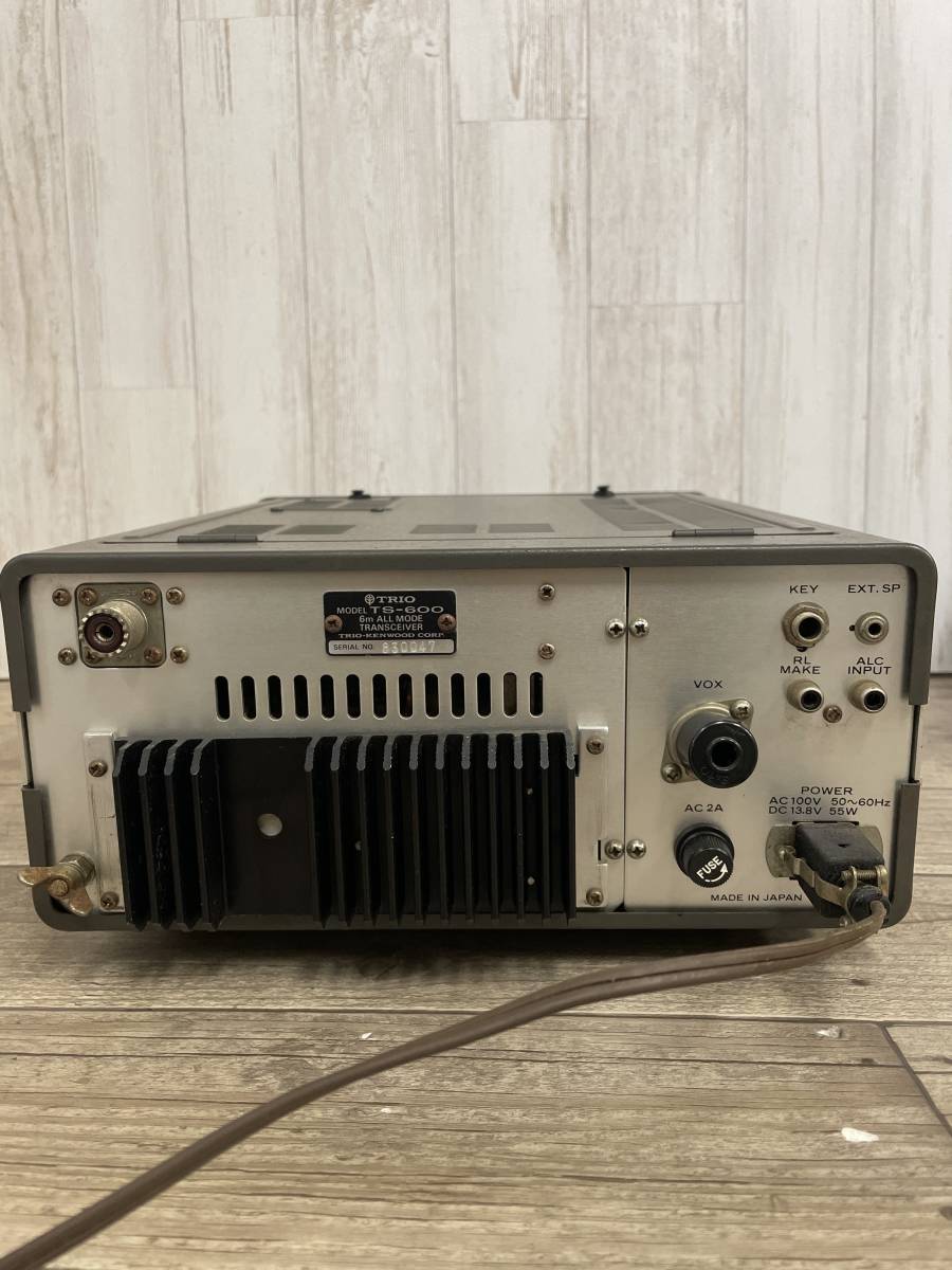 TRIO TS-600 6m ALL MODE TRANSCEIVER 【公式通販】